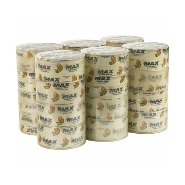 Duck Brand Packing Tape, Max Strength, 1.88inx54.6 Yd, Clear, 36PK DUC287735 - main